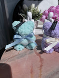 Giant Rose Teddy Bear Candle, Handmade Soy Wax Candle, Home Decor