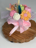 Candle Bouquet – Soy Wax Flower Melts in Jesmonite Jar